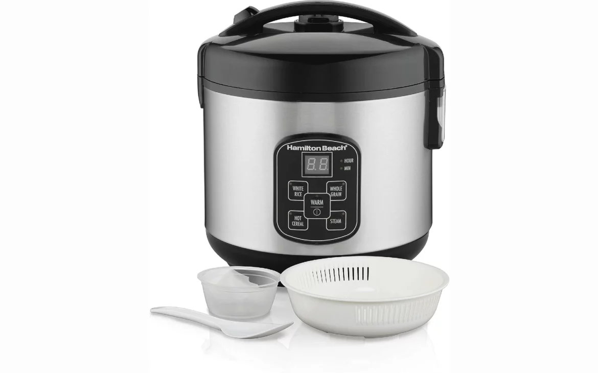 Hamilton Beach Digital Programmable Rice Cooker & Food Steamer